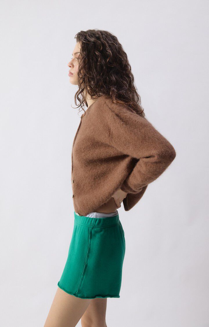 Womens Cardigan Vitow | Chocolate Melange