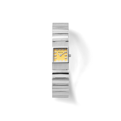 Groove Watch | Silver/Canary