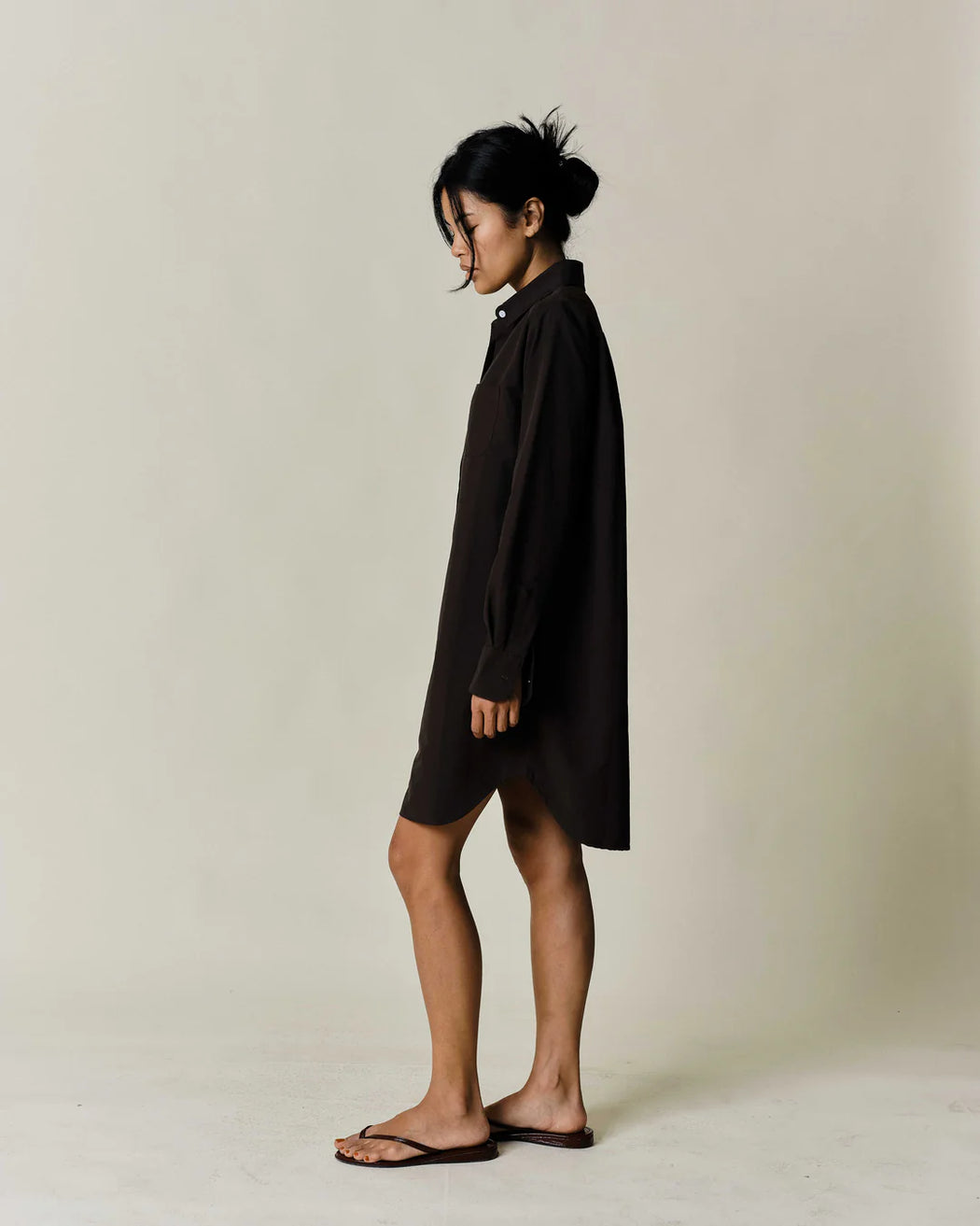 Button Up Dress | Soft Black