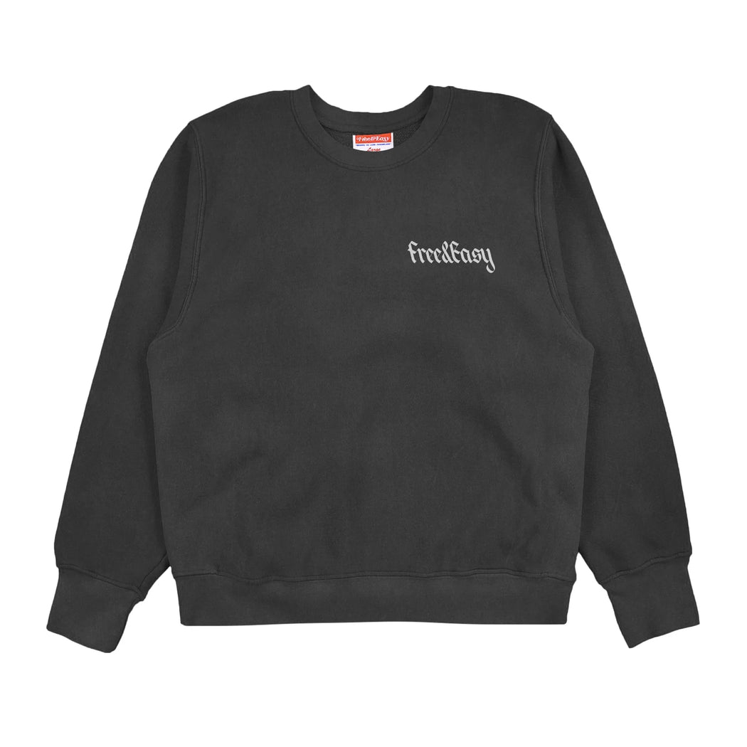 Circle Heavy Fleece Sweatshirt | Black