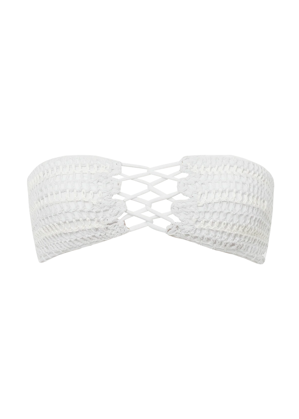 Como Crochet Top | White