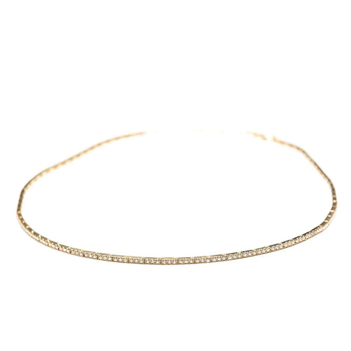 Diamond Ribbon Choker