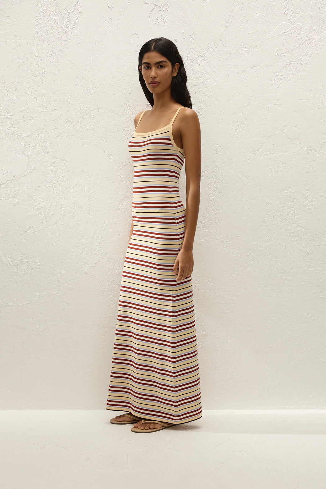 Doris Maxi Dress | Cila Stripe Butter