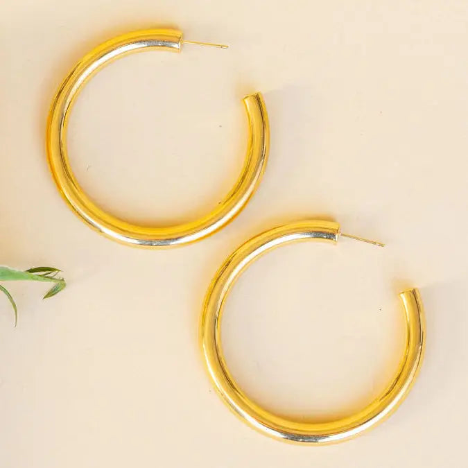 Nebraska Gold Hoops