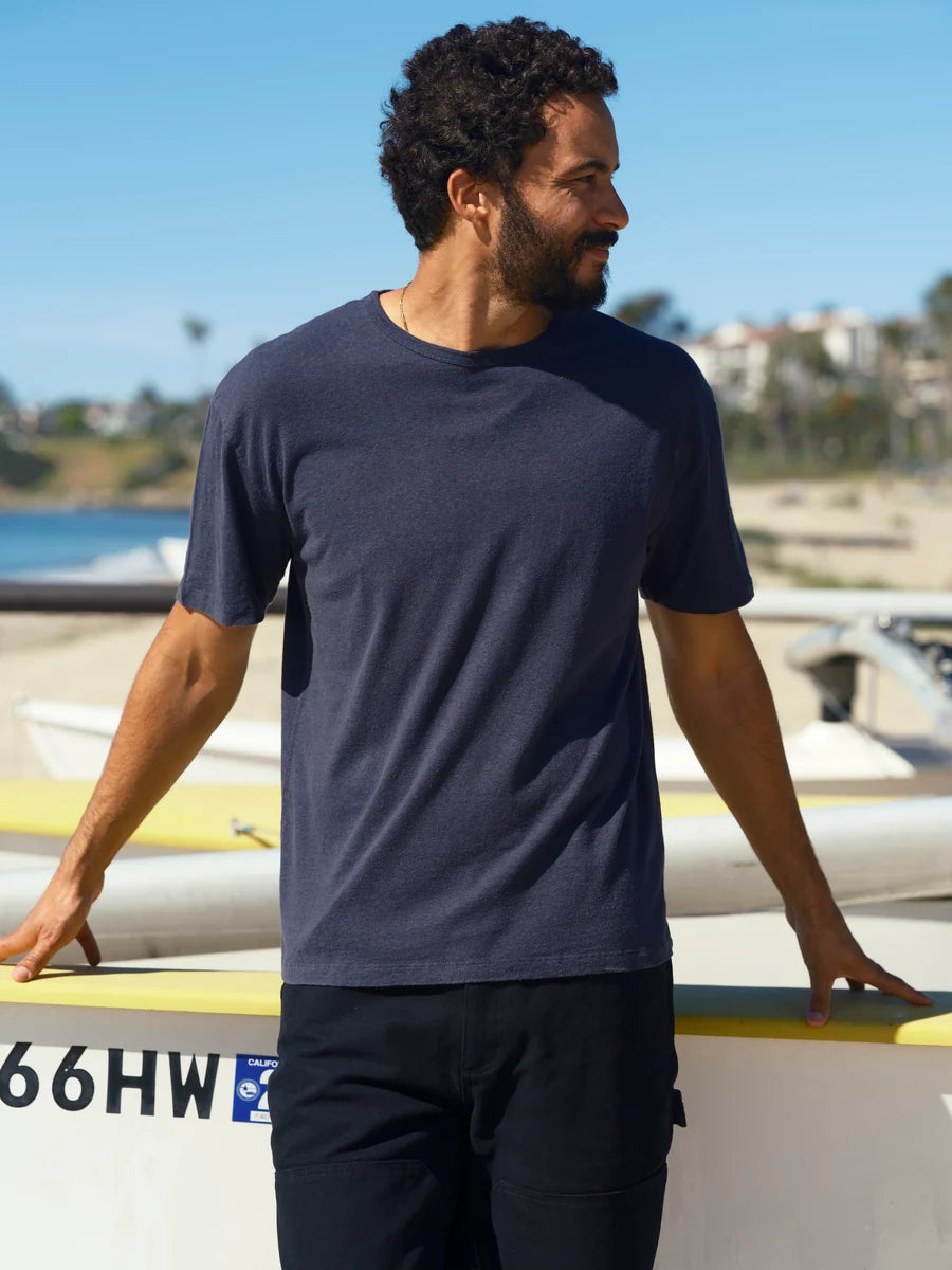 Hemp Tee | Navy