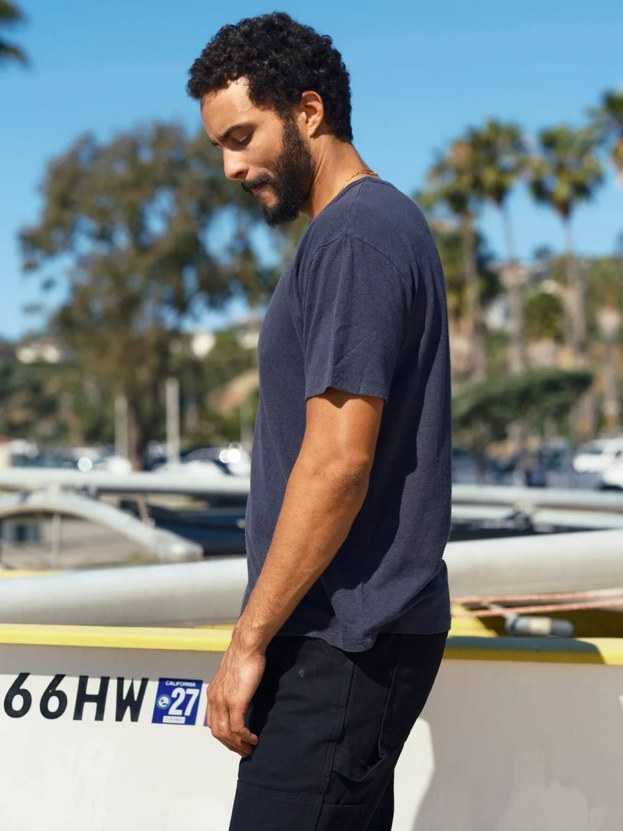 Hemp Tee | Navy