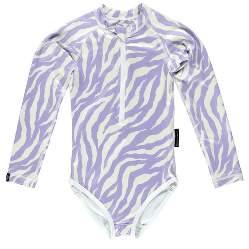 Magic Seaweed Lavender Ribbed  Swim Suit