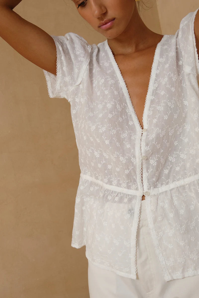 Monty Top | White