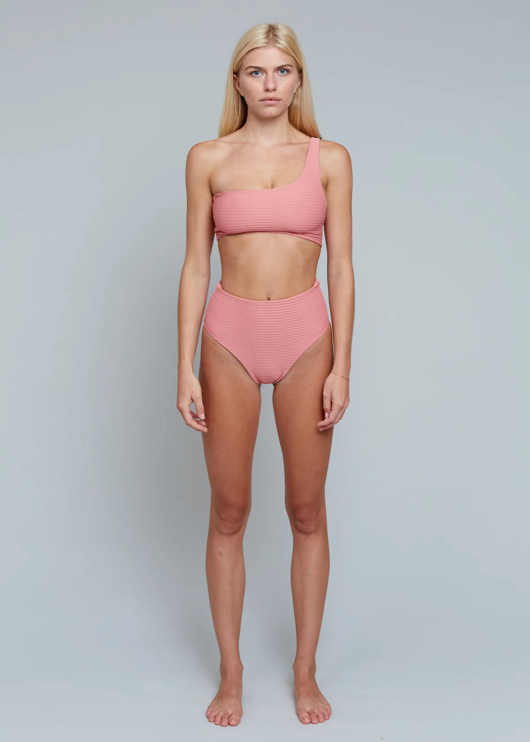 Celine Dual Rib Top | Lychee