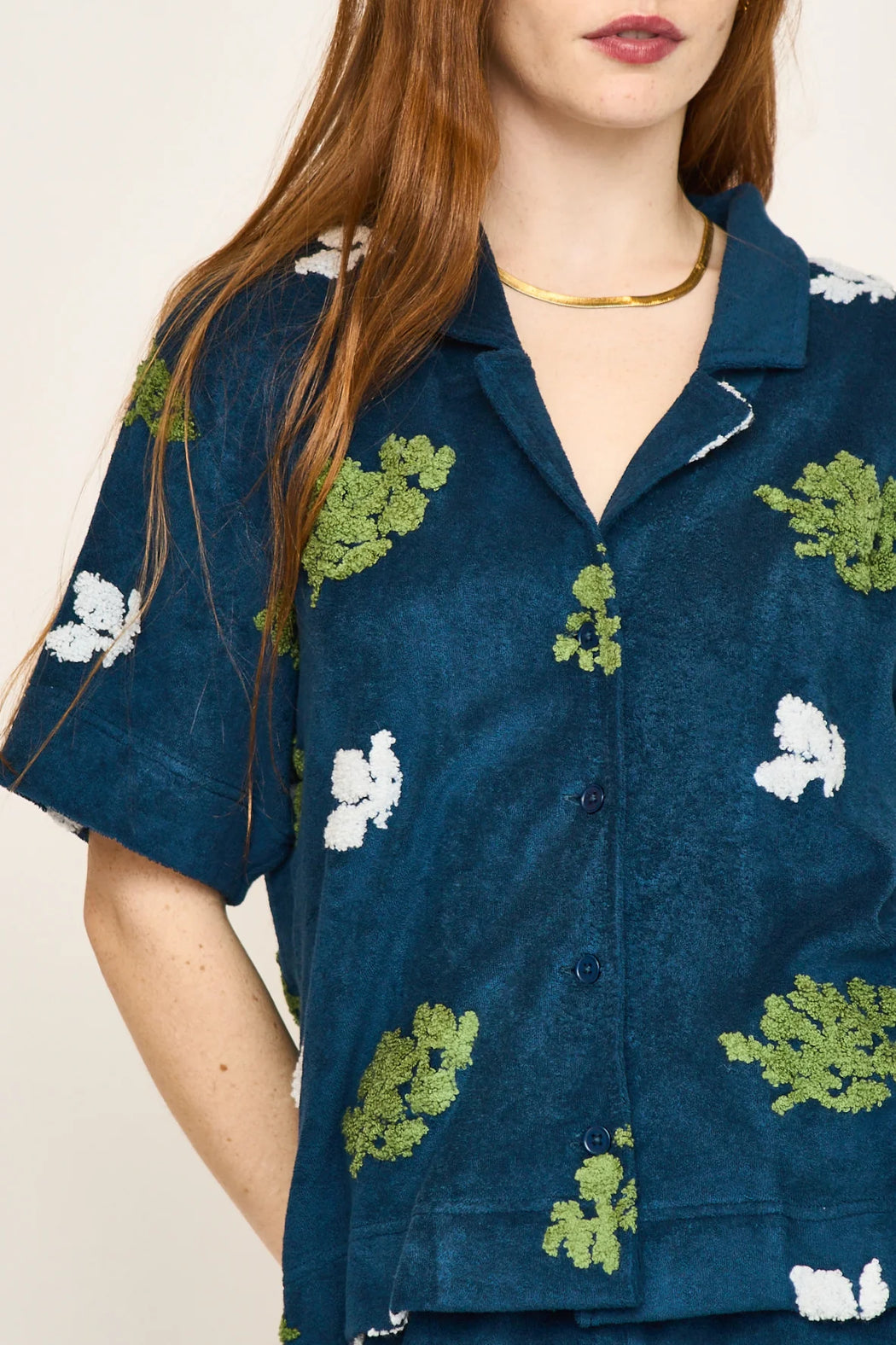 Caldero Terry Shirt | Adriatic Fig