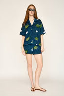 Caldero Terry Shirt | Adriatic Fig