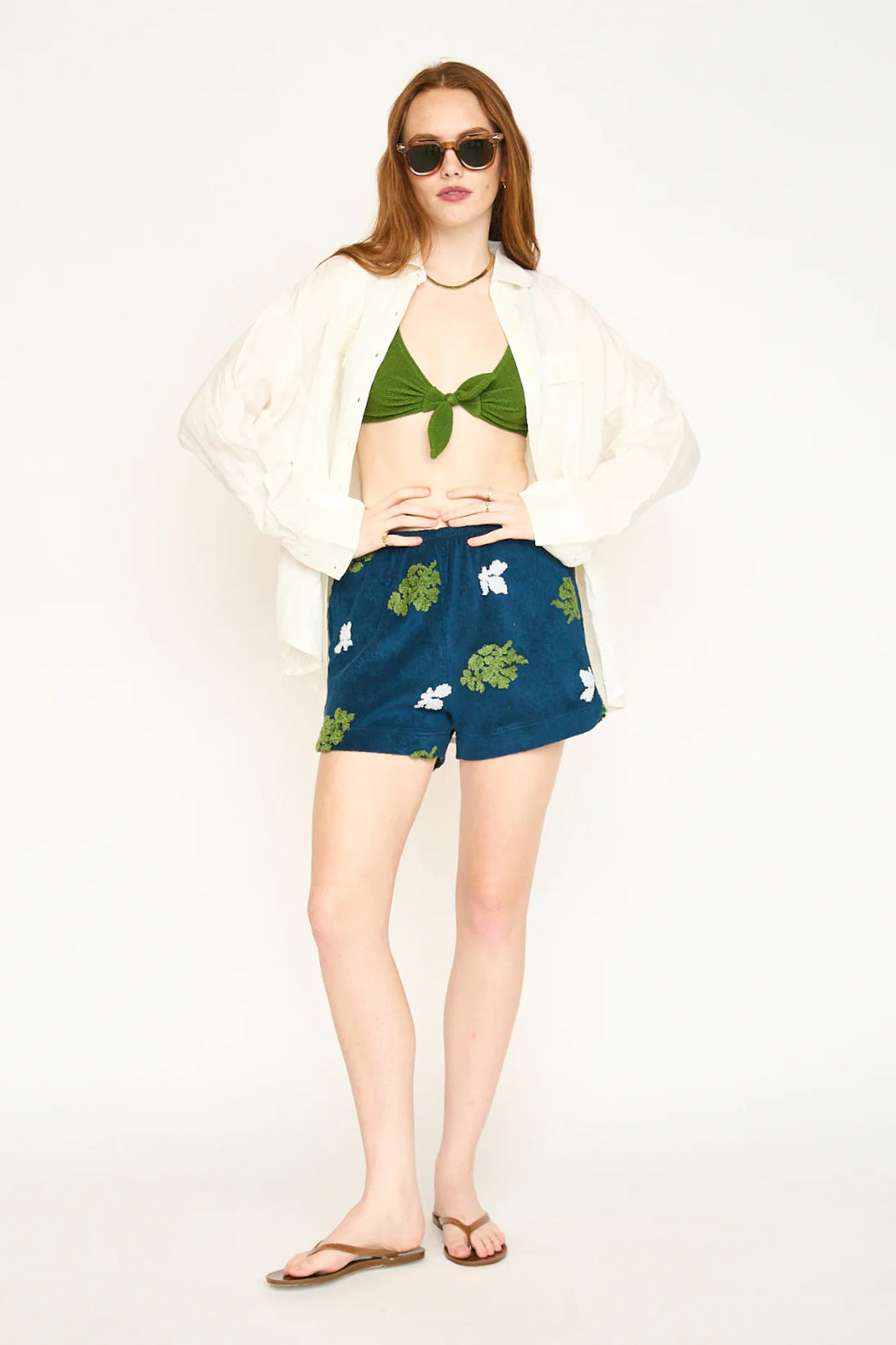 Colima Terry Short | Adriatic Fig
