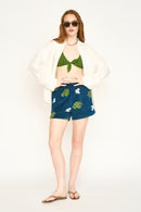 Colima Terry Short | Adriatic Fig