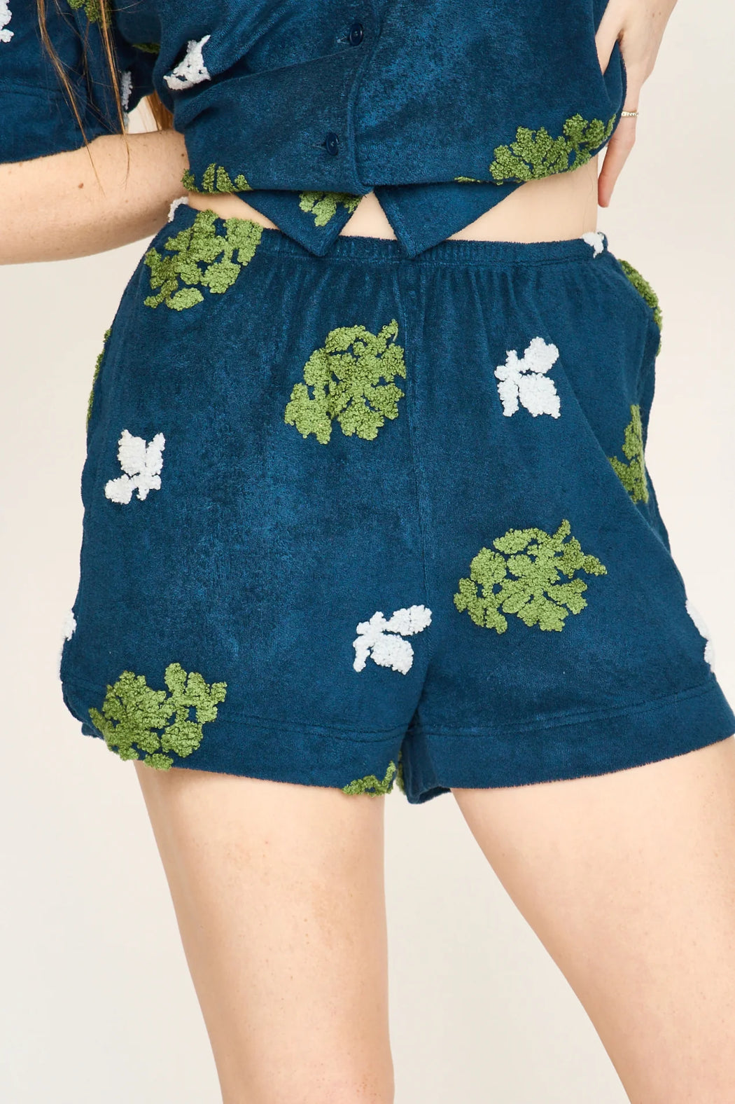Colima Terry Short | Adriatic Fig