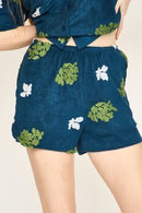 Colima Terry Short | Adriatic Fig