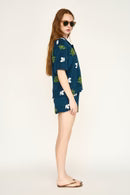 Colima Terry Short | Adriatic Fig