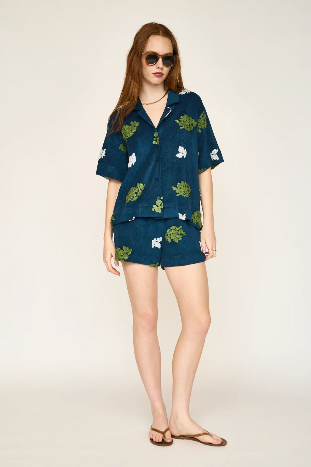Colima Terry Short | Adriatic Fig