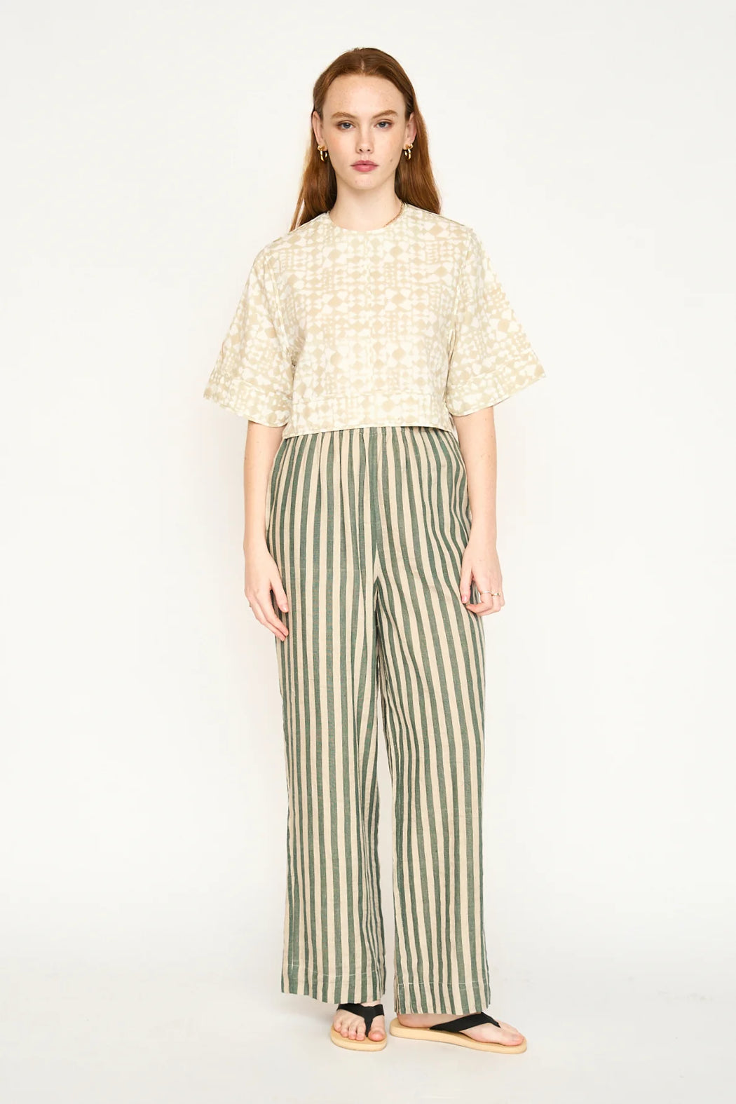 Cropped Field Top | Sandcastle