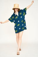 Lanai Terry Dress | Adriatic Fig