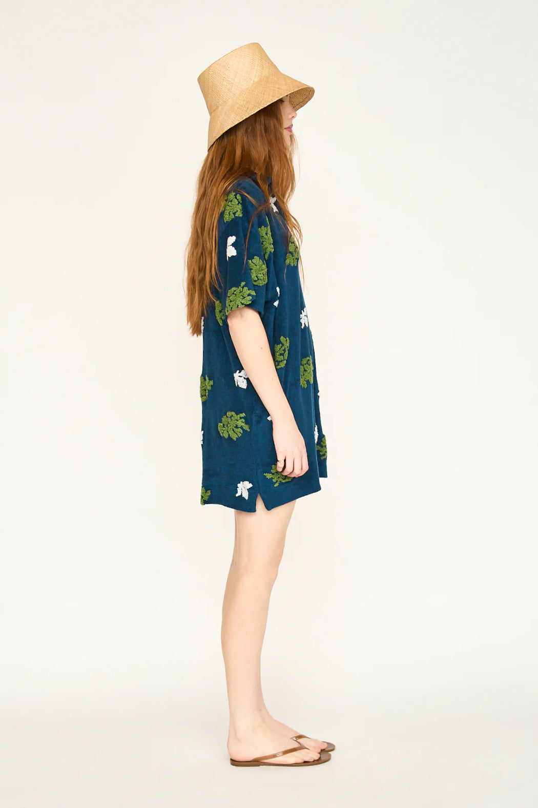 Lanai Terry Dress | Adriatic Fig
