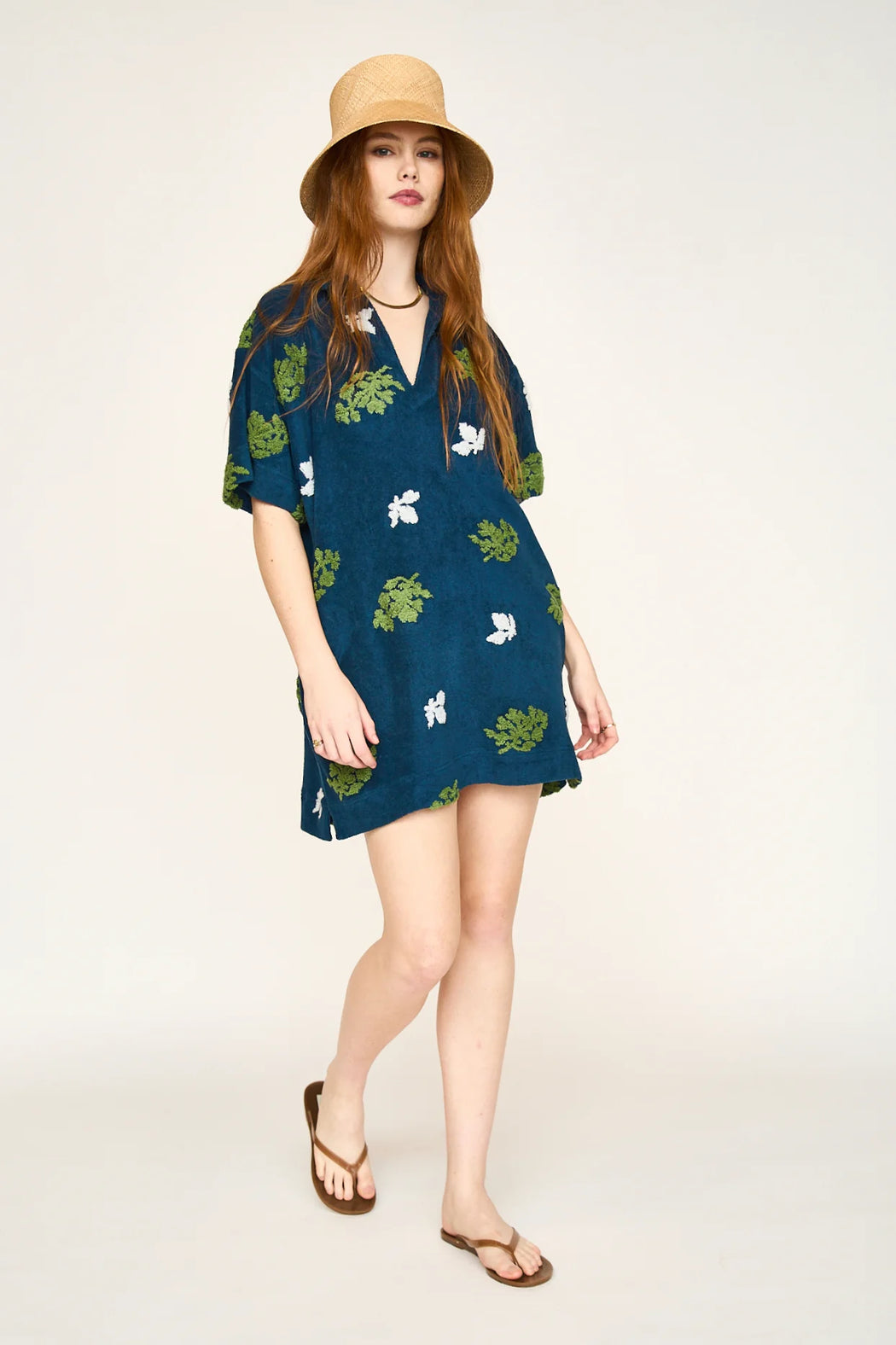 Lanai Terry Dress | Adriatic Fig
