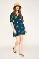 Lanai Terry Dress | Adriatic Fig