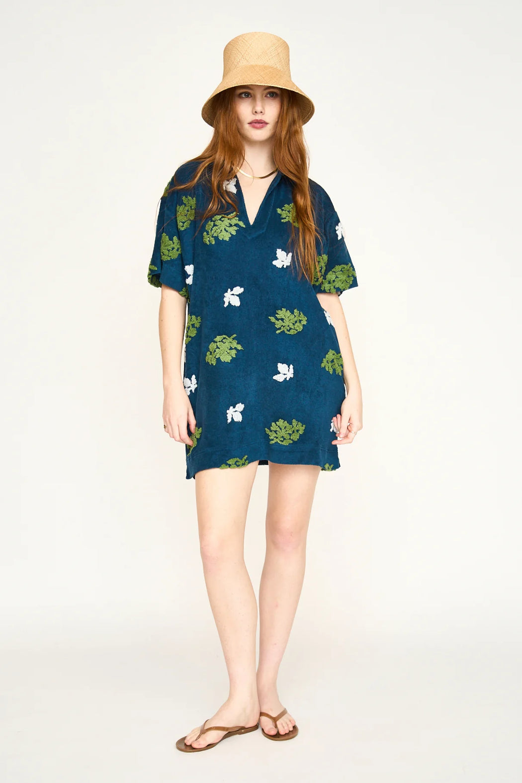 Lanai Terry Dress | Adriatic Fig