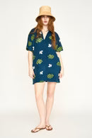 Lanai Terry Dress | Adriatic Fig