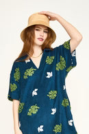 Lanai Terry Dress | Adriatic Fig