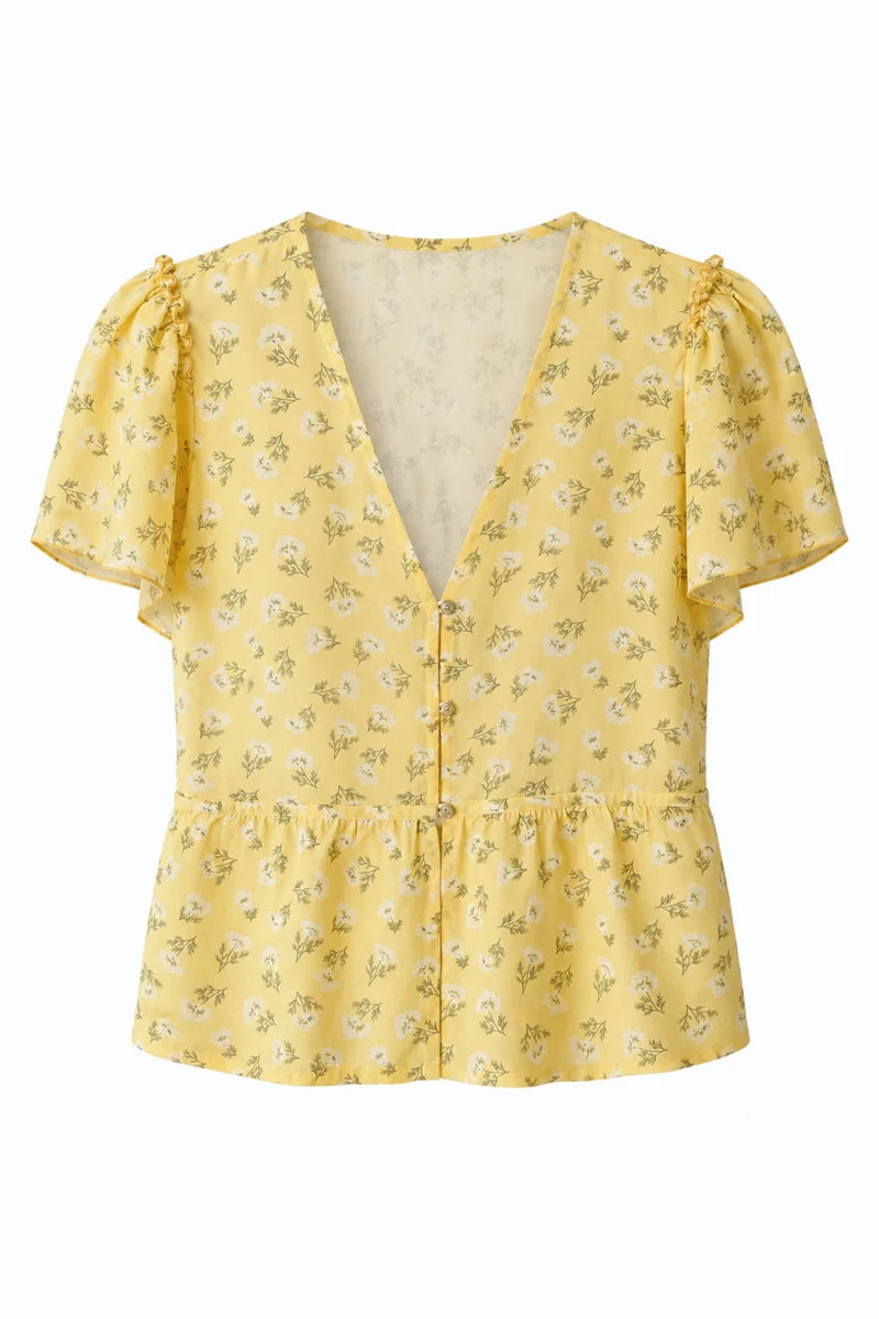 Monty Top | Yellow