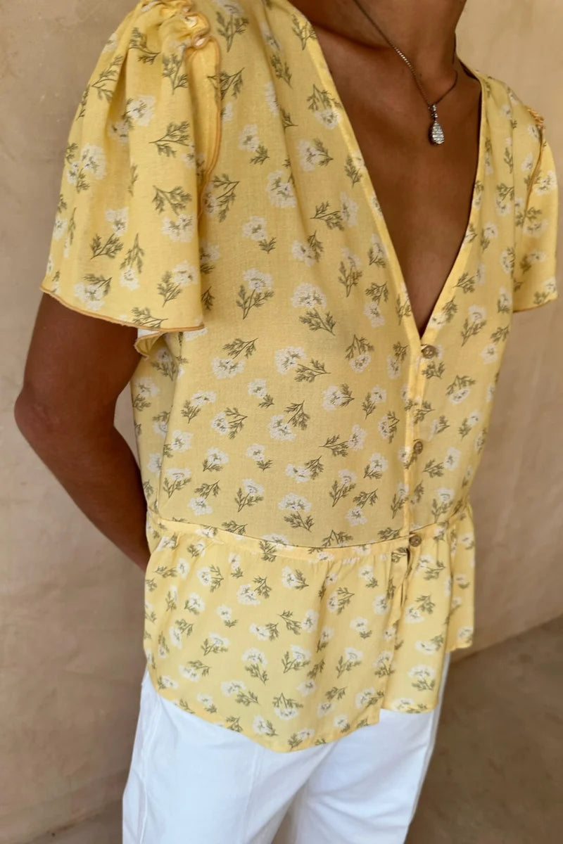 Monty Top | Yellow