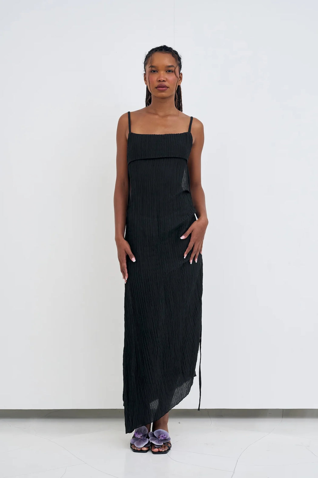 The Del Maxi Dress | Noir