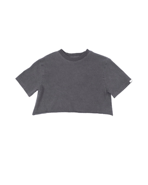 Beach Crop Tee | Sea Grey