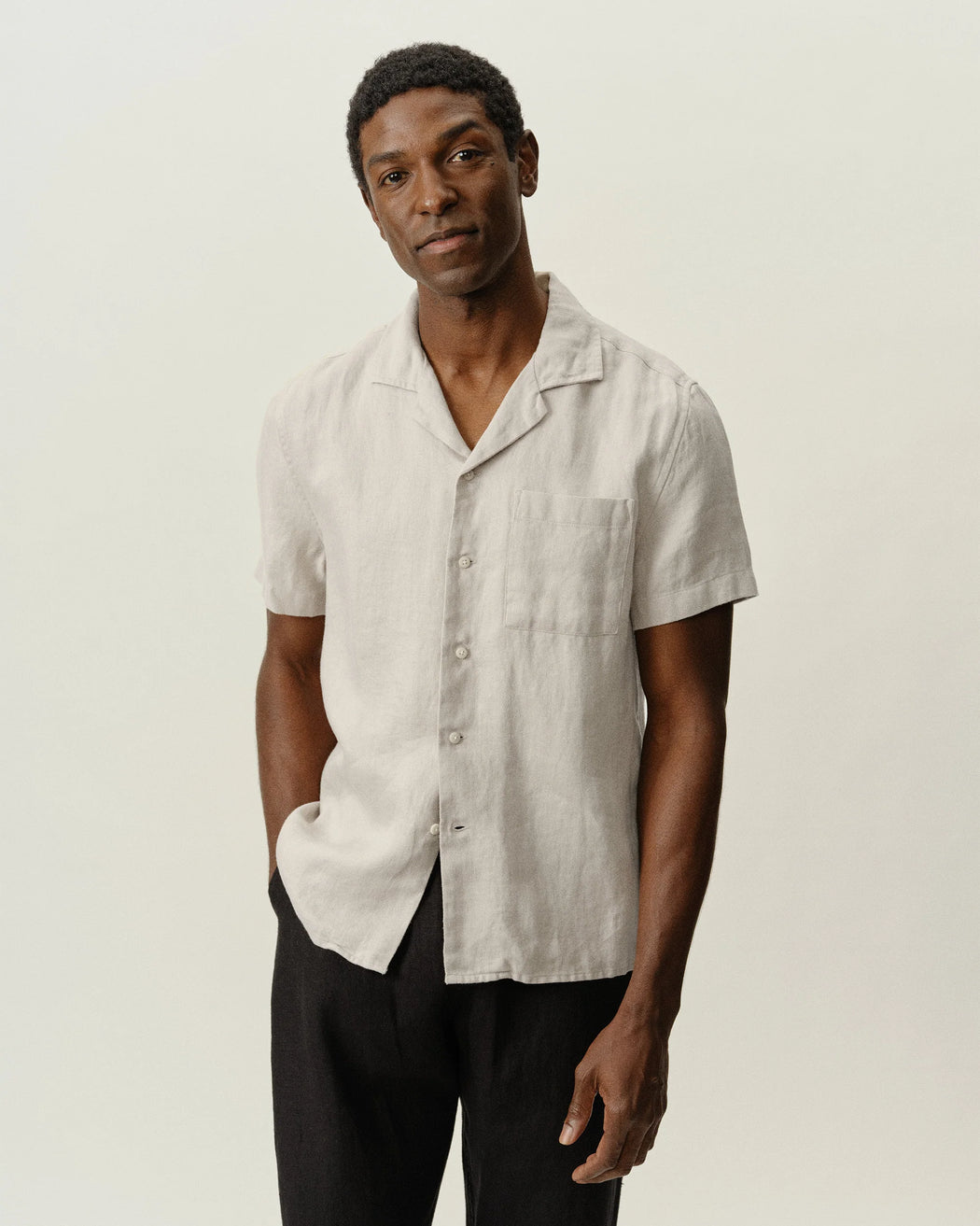 Camp Shirt | Snow Twill