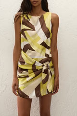 Soulina Mini Dress | Mila Geometric
