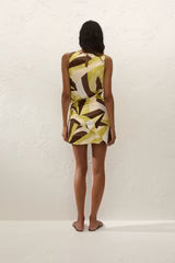 Soulina Mini Dress | Mila Geometric