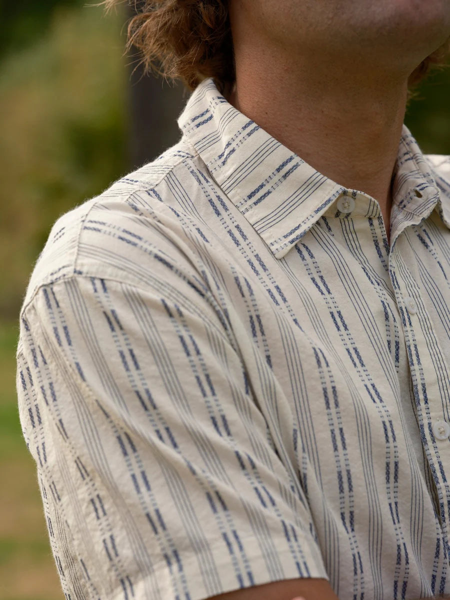 Summer Shirt | Navy Dobby