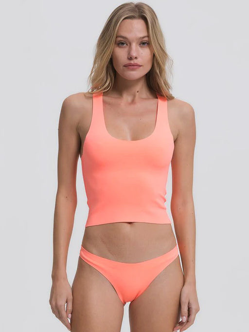 Racer Back Tank Neoprene Swim | Sugar Coral