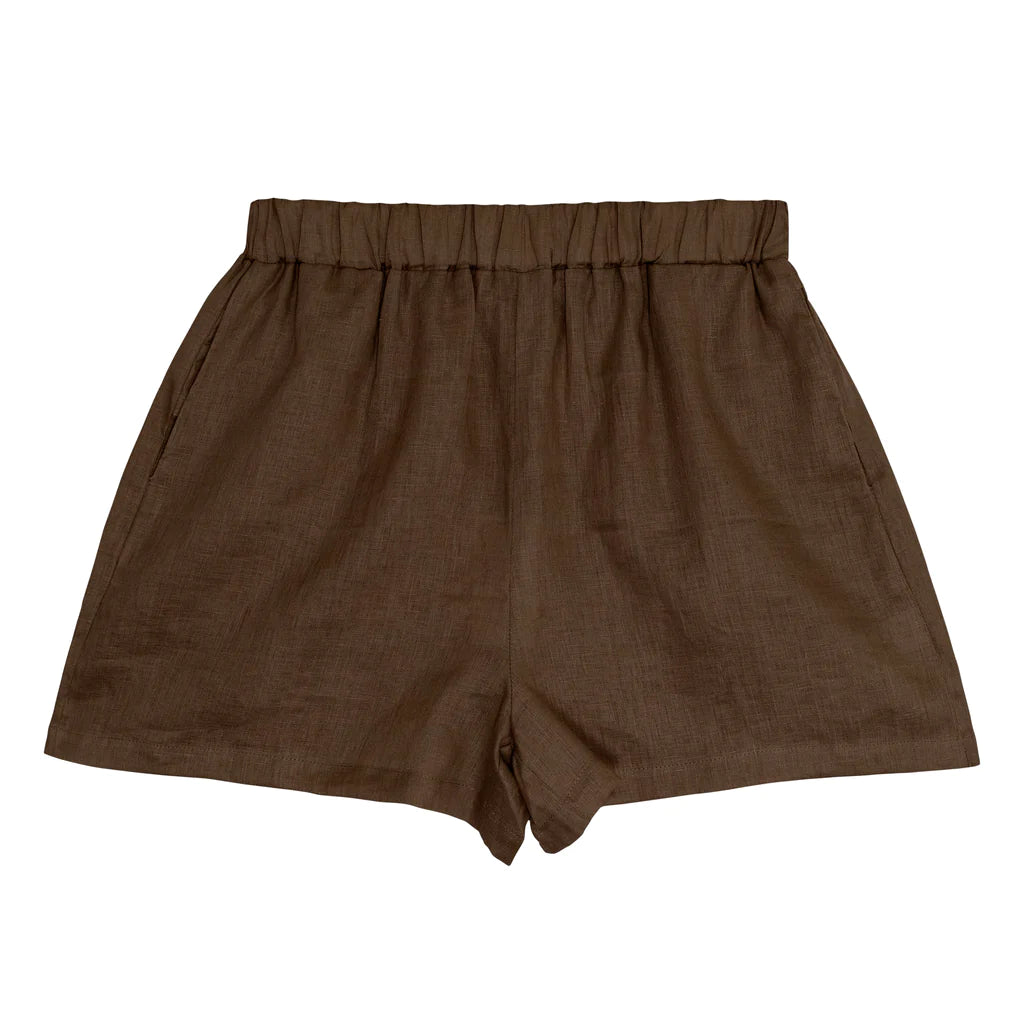 Tellaro High Waist Shorts l Kombu