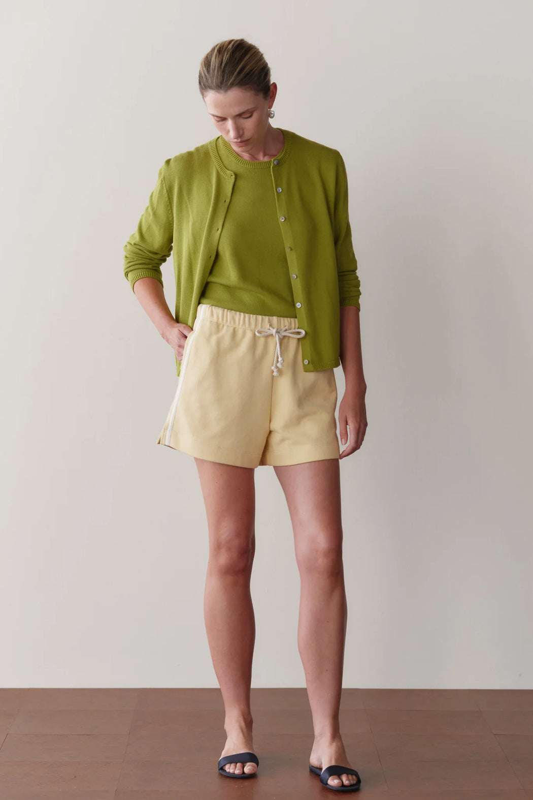 The Stripe Eco Terry Short | Butter