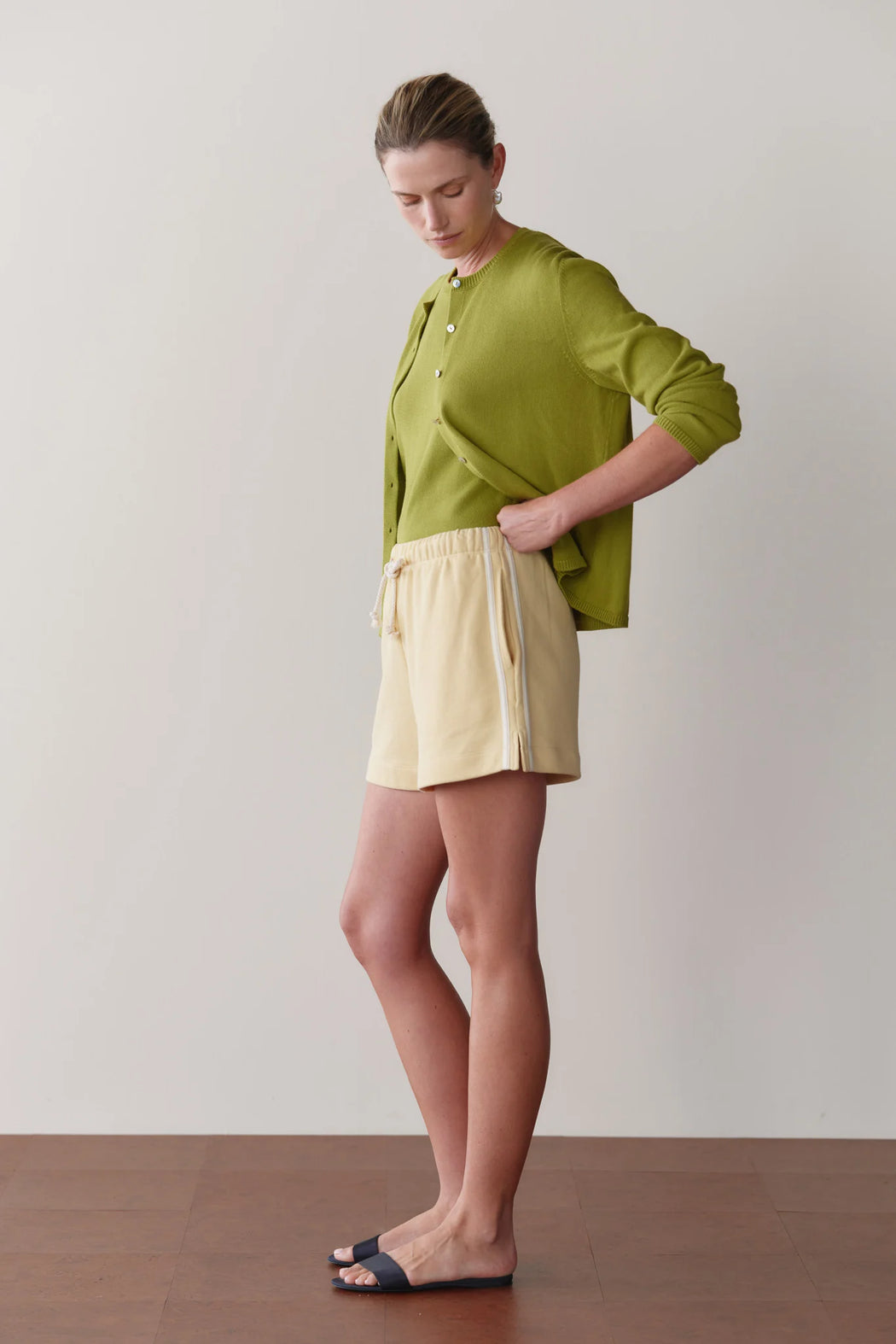 The Stripe Eco Terry Short | Butter