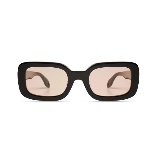 Lexi | Gloss Black/Light Brown Lens