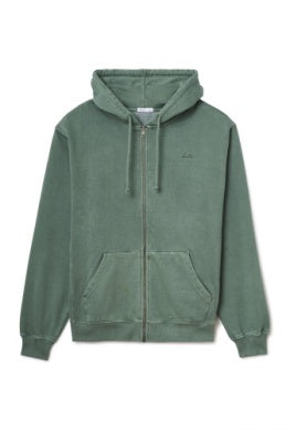 Embroidered Full Zip Hoodie | Duck