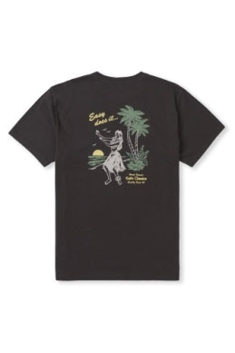 Auana Tee | Black Wash