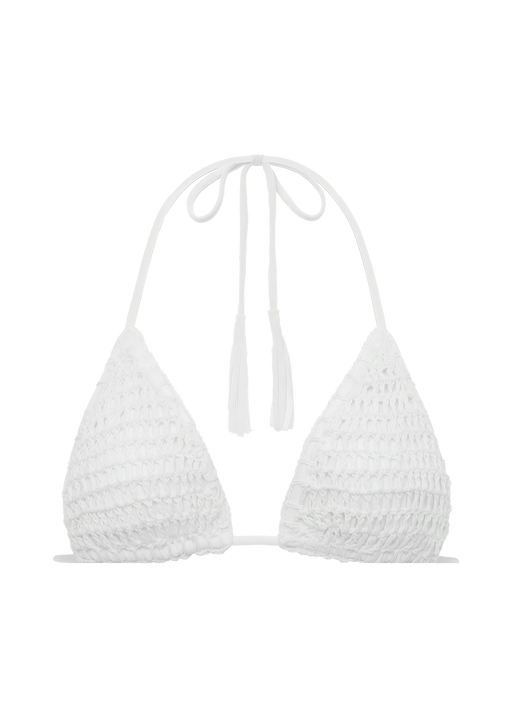 Humuhumu Crochet Top | White