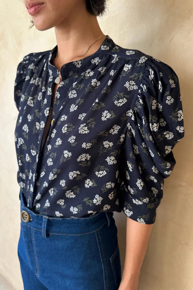 Wordford Top | Navy