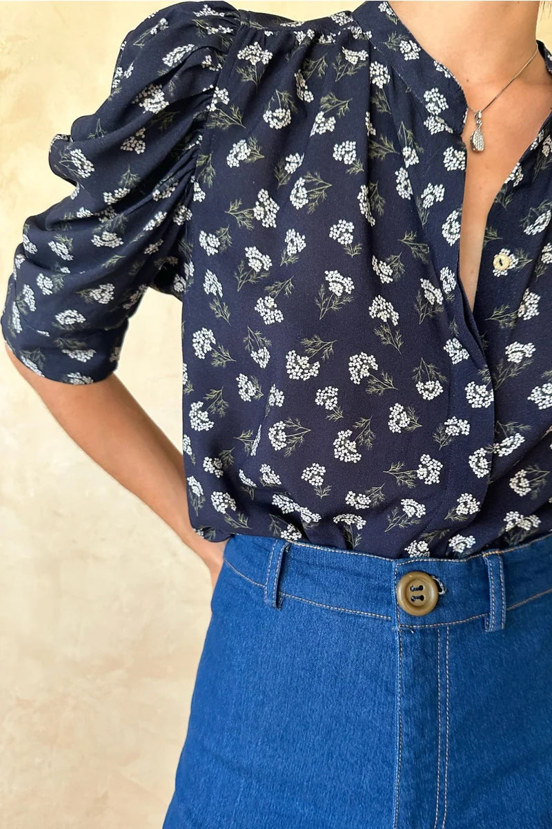Wordford Top | Navy