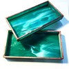 Green Small Stained Glass Tray
