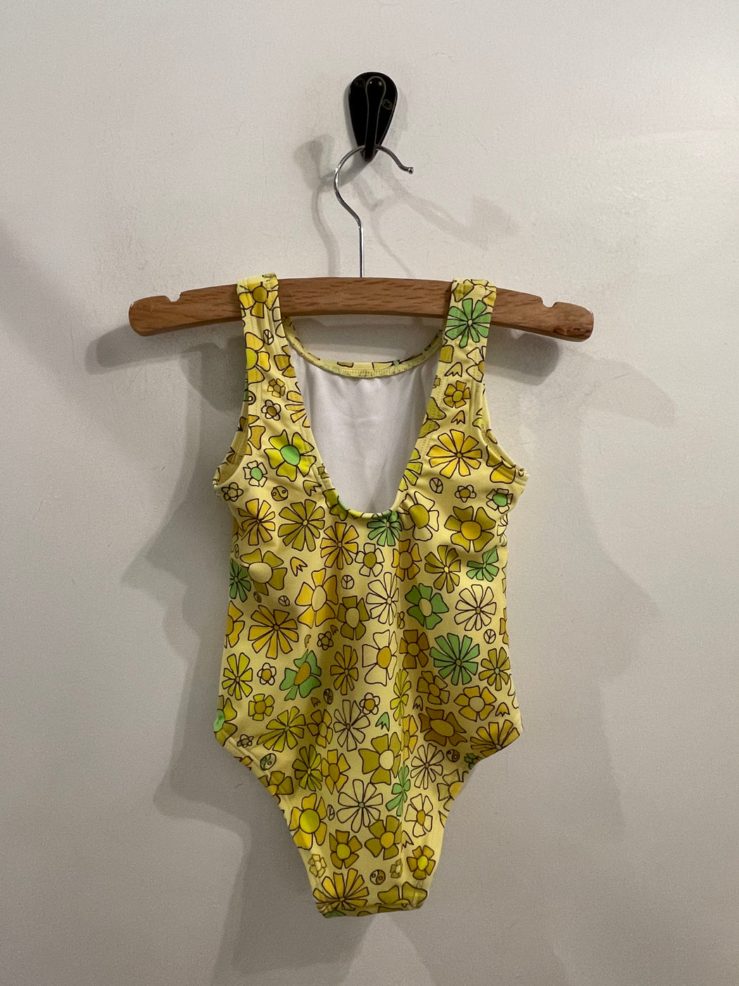 Seaesta x Surf Birdy Swimsuit | 60's Chartreuse