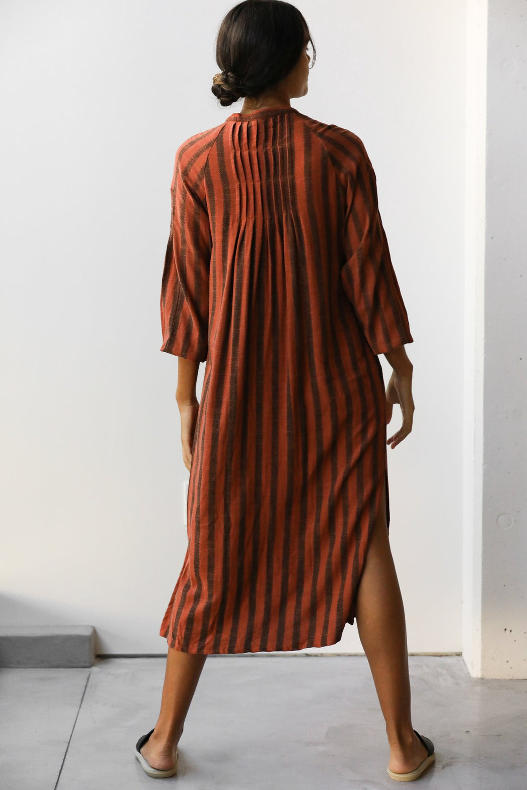 Stripe Midi  Dress
